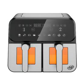 FREIDORA DIGITAL AIRE CALIENTE DOBLE LARRYHOUSE 4.5+4.5 LITROS 2.400W