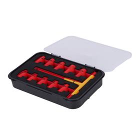 JUEGO DE VASOS 3/8" CON LLAVE EN T 1.000V PAMACON 11 PCS