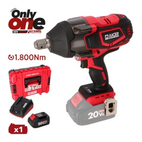 LLAVE IMPACTO 20V 1.800NM ONLY ONE AICER (1X 6.0AH)