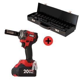 PACK LLAVE IMPACTO + JUEGO VASOS AICER