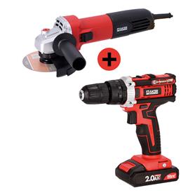 PACK TALADRO 18V + RADIAL 750W AICER
