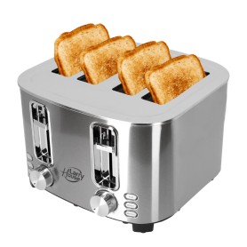 TOSTADORA INOX 4 REBANADAS LARRYHOUSE 1.500W