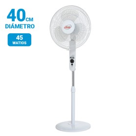 VENTILADOR DE PIE 40CM CON MANDO A DISTANCIA LARRYHOUSE 45W