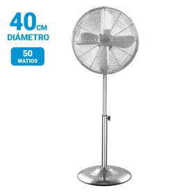 VENTILADOR DE PIE METÁLICO 40CM LARRYHOUSE 50W